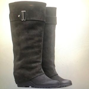 Sorel After Hours Tall Boot, Black Waterproof, 9